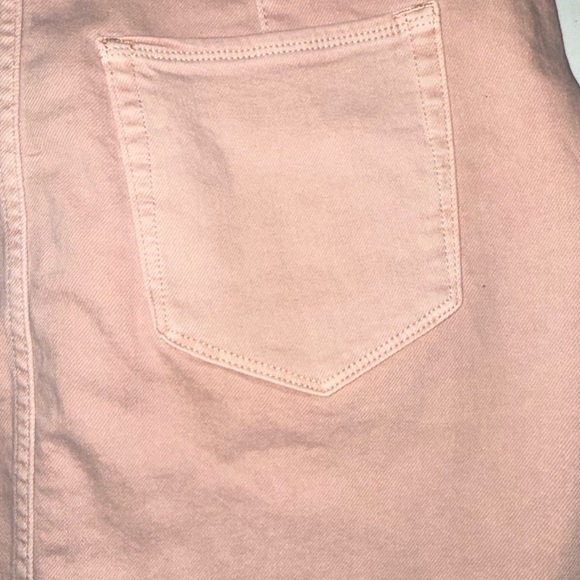 Good American Fit For Success Blush Denim Dress NWT Size L work dress preppy - Picture 11 of 11